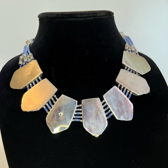 Tibetan choker with turquoise, lapis lazuli and more! - Picture 5 of 5